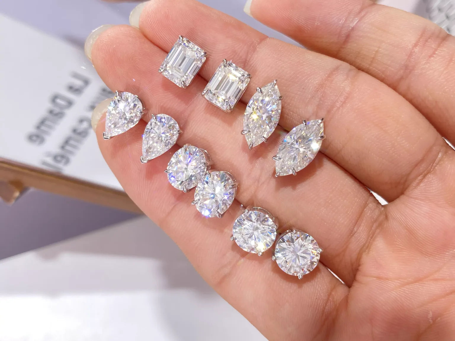 Radiance 6ctw stud earrings