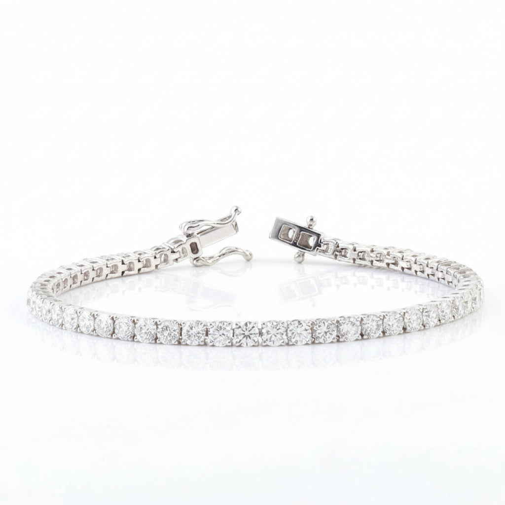 Round Cut Tennis Bracelet
