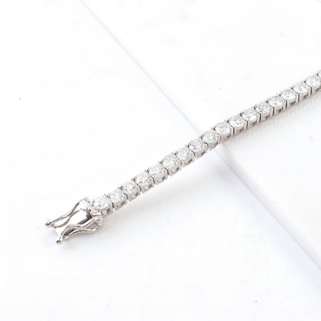 Round Cut Tennis Bracelet